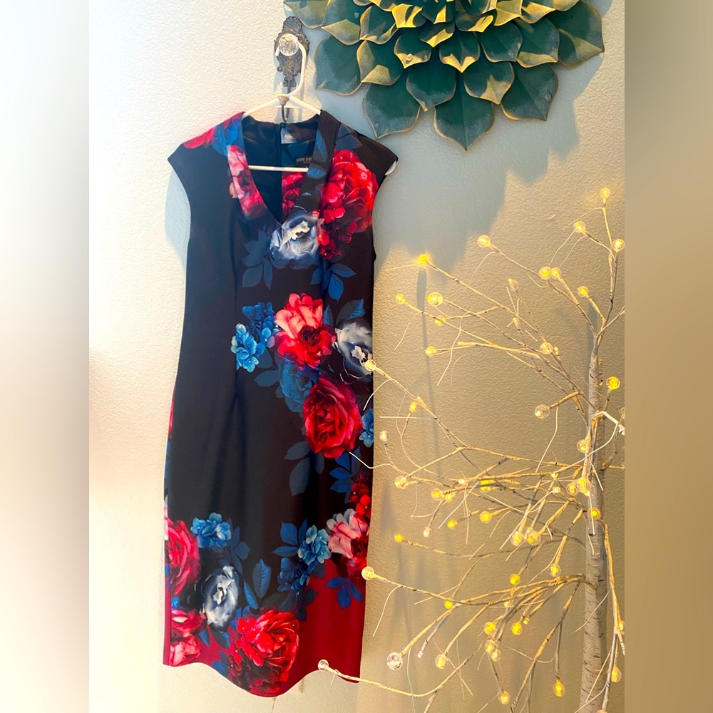 🌺Flower Print Dress✨Medium🌺by Ignite Evenings✨EasyWorkWear!👠